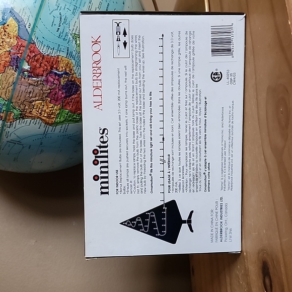 Vintage  NOMA Alderbrook pink minilites extra brite new old stock - Picture 3 of 10